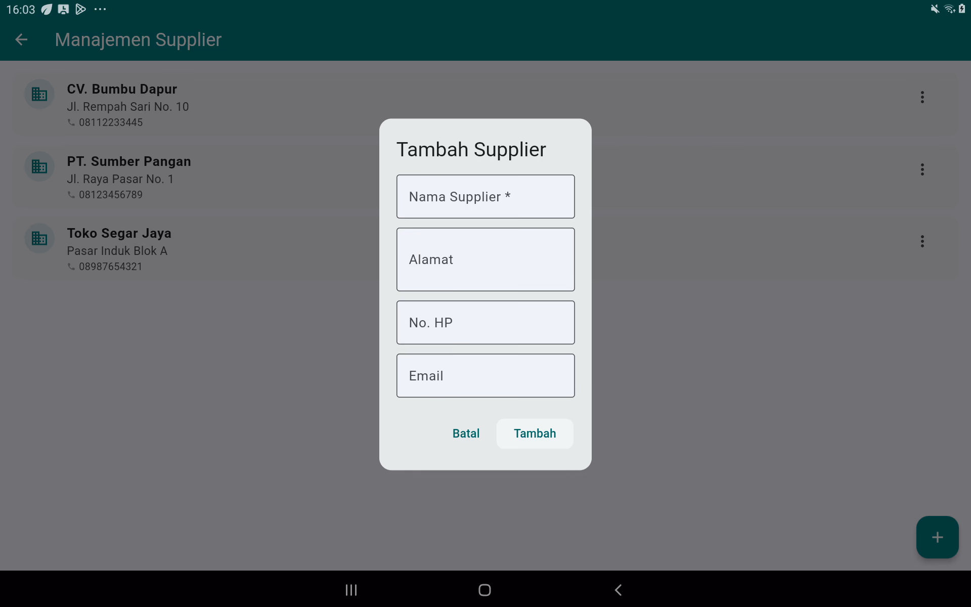 Form supplier